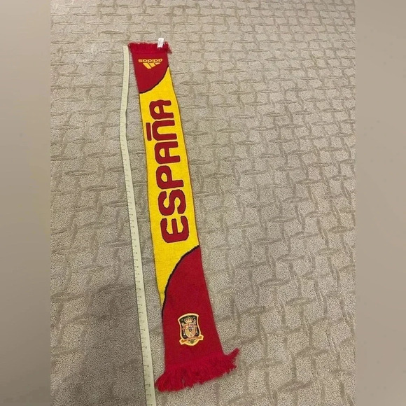 Adidas FEF Spain Scarf Football Soccer Team Campeones De Europa 2008 - Picture 4 of 8